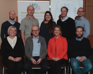 Stjórn SSF Efri röð frá vinstri: Hörður Jens Guðmundsson, Oddur Sigurðsson, Guðrún Jóna Jónsdóttir, Jóhann Arnarson og Daníel Reynisson. Neðri röð frá vinstri: Guðný S. Magnúsdóttir, Ari Skúlason, Anna Karen Hauksdóttir og Gunnar Gunnarson. Á myndina vantar Friðbert Traustason og Nönnu Kristínu Tryggvadóttur. 